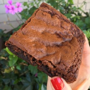 Gluten-free brownie from The Good Cookies